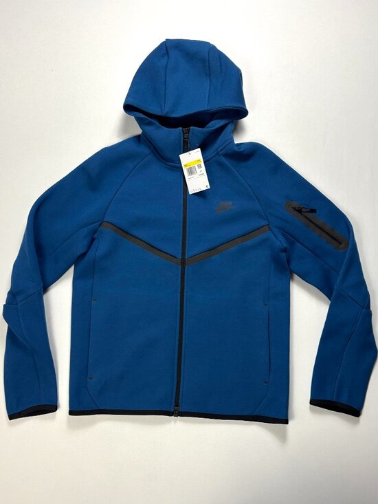 Nike Other - Nike Mens Tech Fleece Zip Up NWT Hoodie Blue Sz S HV0949-476 Sweatshirt New
